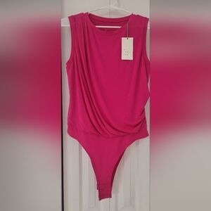 a new day Pink Sleeveless Bodysuit